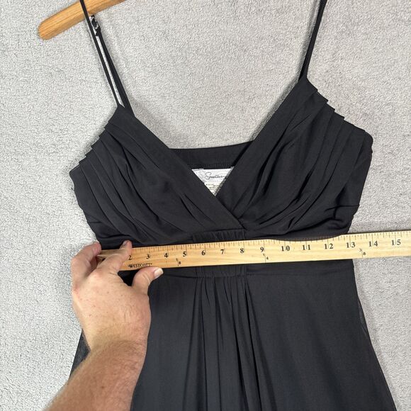 Vintage Speechless Mini Black Babydoll Dress Size M Whimsigoth Y2K Goth Vamp - Picture 7 of 16